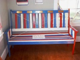 The Old Soldiers Bench. 
Click for more details.